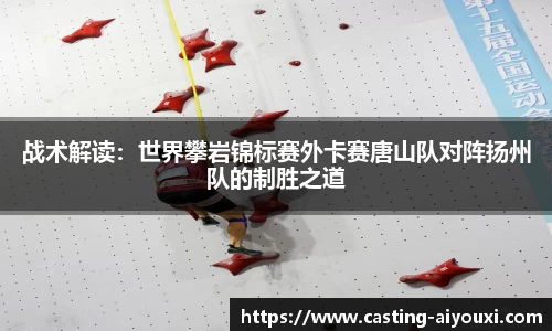 战术解读：世界攀岩锦标赛外卡赛唐山队对阵扬州队的制胜之道
